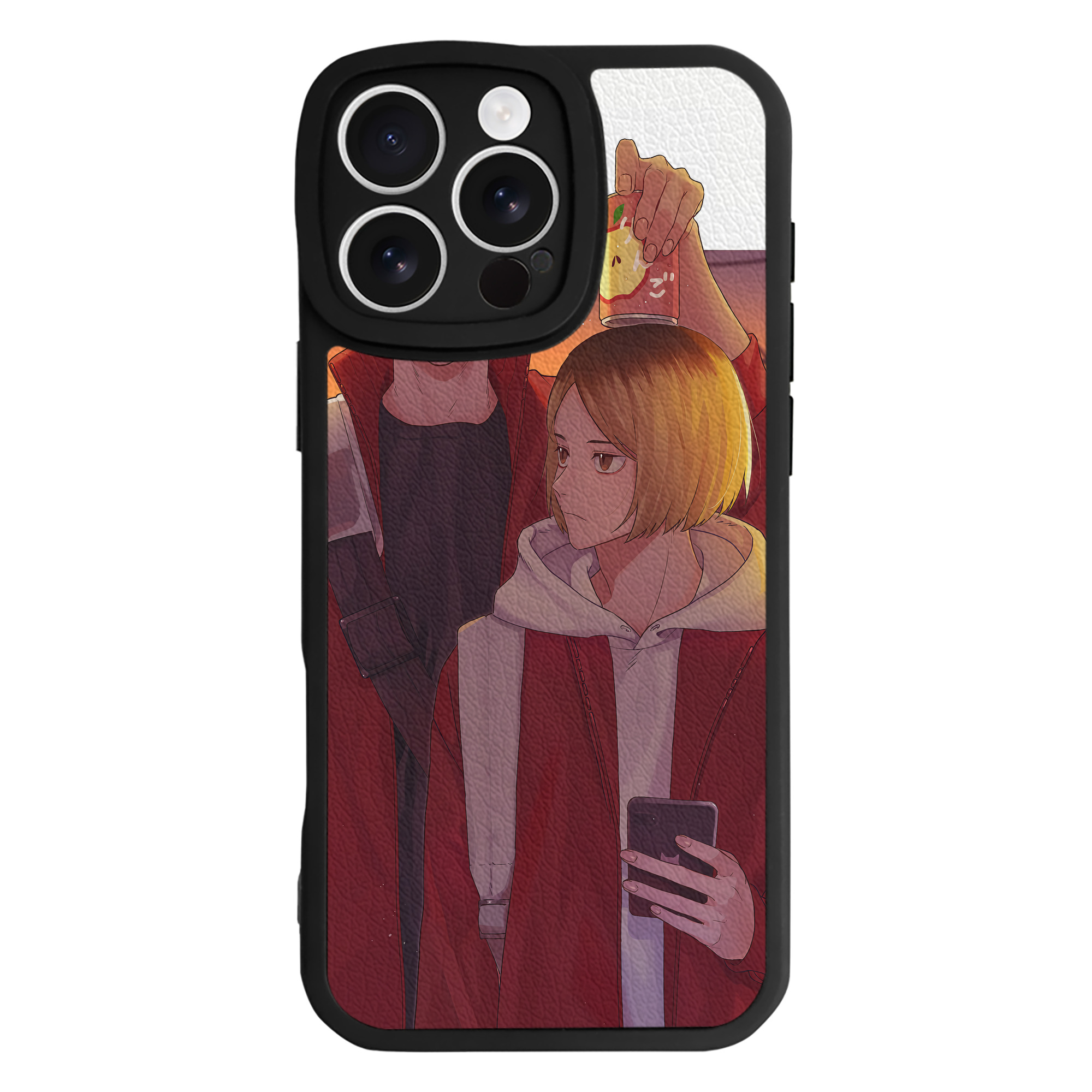 （画像用） ハイキュー!! Haikyu!! 【iPhone 16シリーズ対応】シリコンスマホケース（レザー調） 材質：シリコン